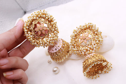 Blush Pearl jhumke