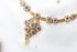 Gold Plated Statement Diamond Necklace