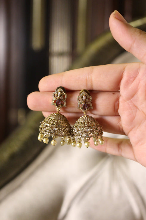 Diamond Style Jhumki Short