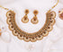 Gold Plated Handmade Necklace with Earrings