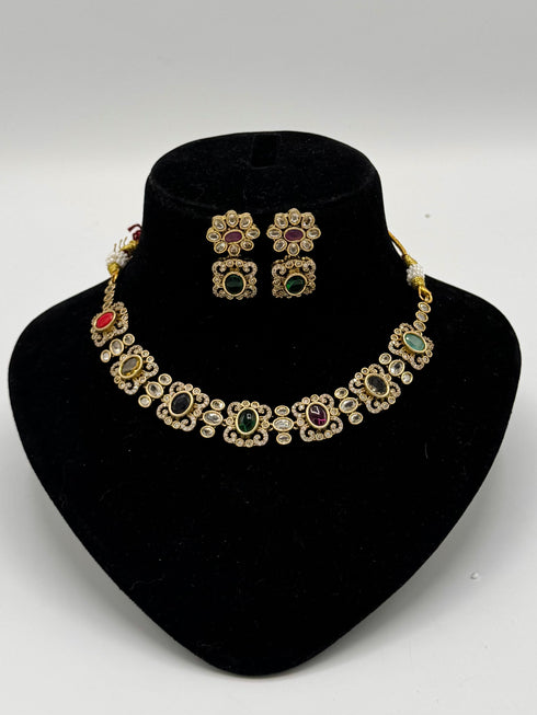 "NAUBAHAR" Kundan Necklace