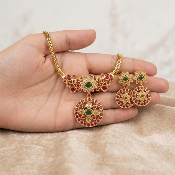 Gold Plated Choker Necklace