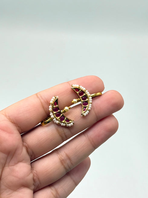 Matil Earrings moon