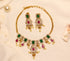 Multicolor Diamond Ganga Jamna Style Necklace