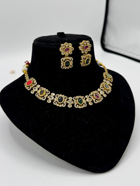 "NAUBAHAR" Kundan Necklace