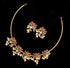 Lotus Hasli Necklace with Earrings