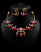 "Parinday" Gold Plated Kundan Hasli Necklace