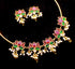 Lotus Hasli Necklace with Earrings