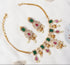 Multicolor Diamond Ganga Jamna Style Necklace