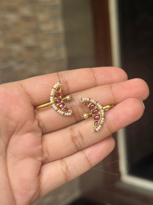 Matil Earrings moon