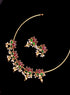 Lotus Hasli Necklace with Earrings