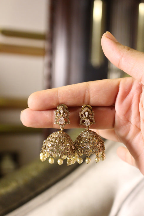 Diamond Style Jhumki Short