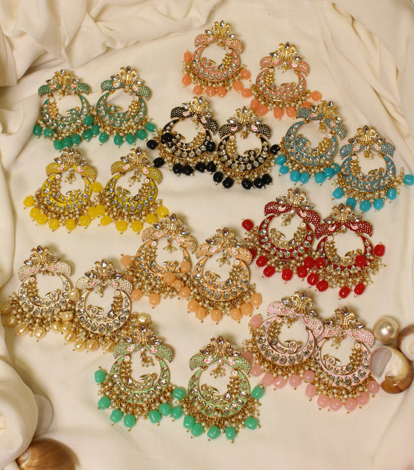 Hand Painted Chandbali