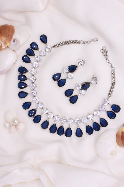 Blue sparkling set