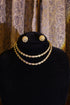 Gold Plated American Diamond Kundan Necklace
