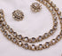 Gold Plated American Diamond Kundan Necklace