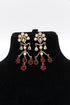 "Husn-e-Tarash" Hand Carved Mossinate Diamond Earrings