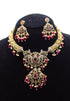 Victorian Style Kundan Necklace with Earrings