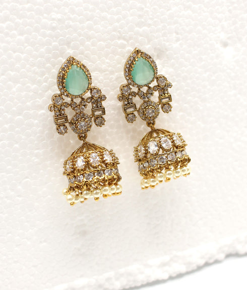 Mossinate Diamond Jhumki