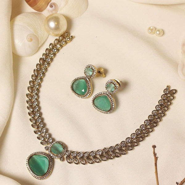 KUNDAN AQUA SET