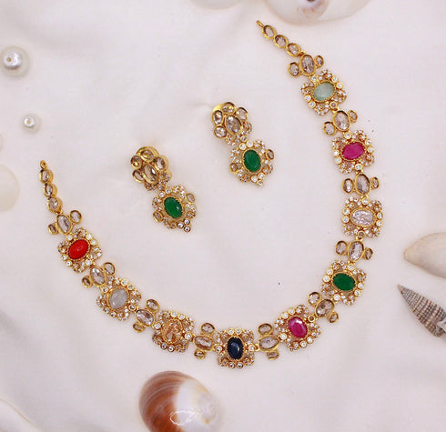 "NAUBAHAR" Kundan Necklace