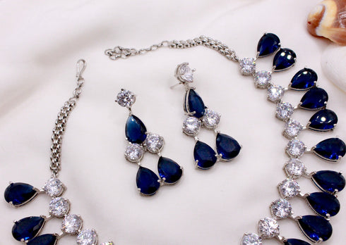 Blue sparkling set