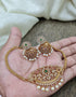 "GUL" Choker Necklace with Jhumki