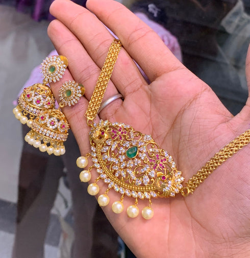 "GUL" Choker Necklace with Jhumki