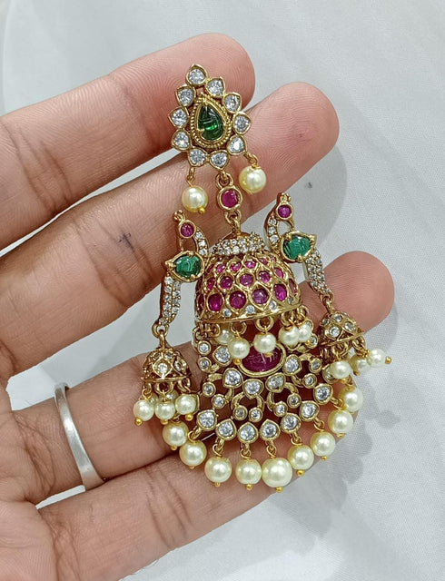"Rang Mehal" Chandelier Earrings
