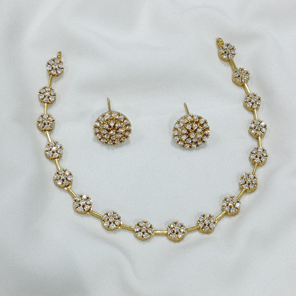 Ganga Jamna Style Necklace
