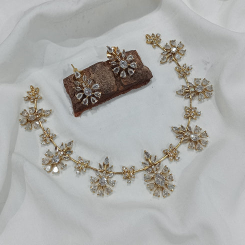 "MEHMAL" Diamond Style Necklace