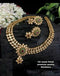 Jadau Necklace With Stud Earrings