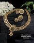 Jadau Necklace With Stud Earrings