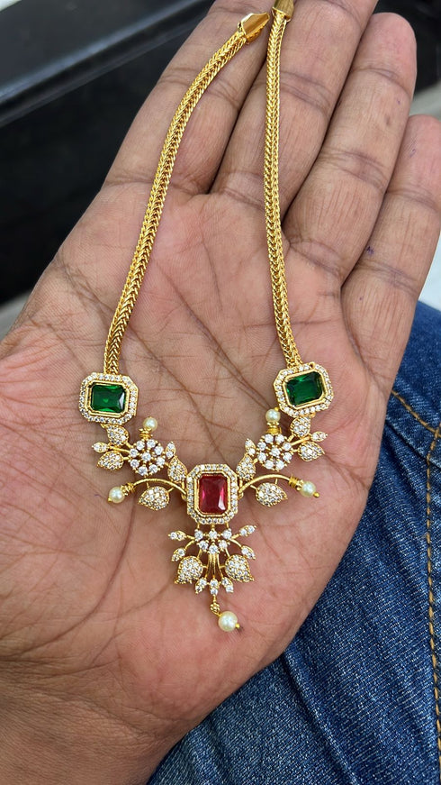 "GHULAB" Choker Necklace with Earrings