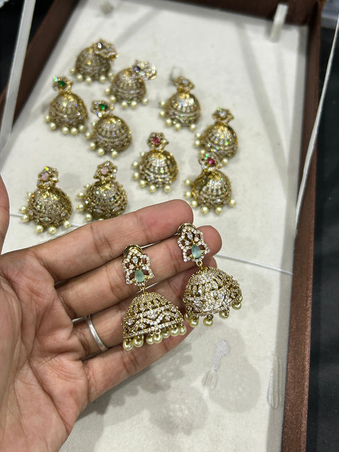 Diamond Style Jhumki Short