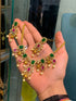 Multicolor Diamond Ganga Jamna Style Necklace