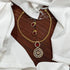 "AFROZ" Gold Plated Choker Necklace with Earrings