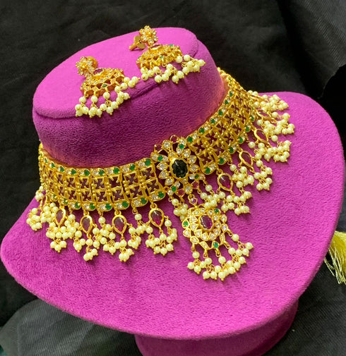 Jadau Bridal Choker Necklace