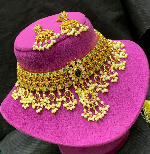 Jadau Bridal Choker Necklace