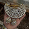 Bridal Collar Choker necklace with earrings