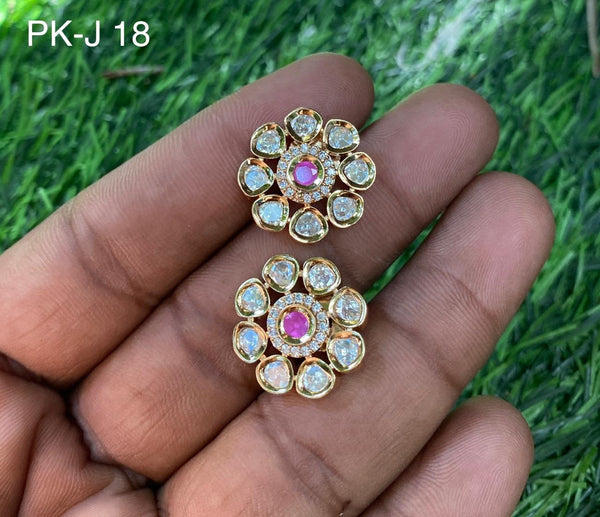 Kundan studs