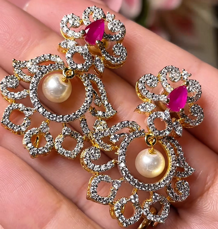 Gold Plated Designer Earrings