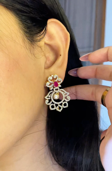 Gold Plated Designer Earrings