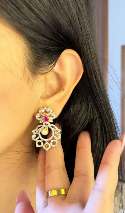 Gold Plated Designer Earrings