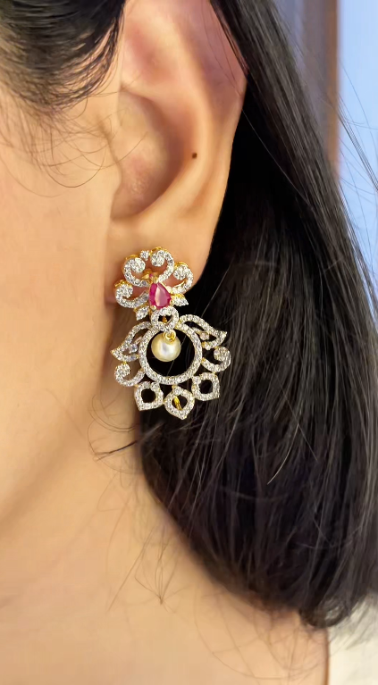Gold Plated Designer Earrings