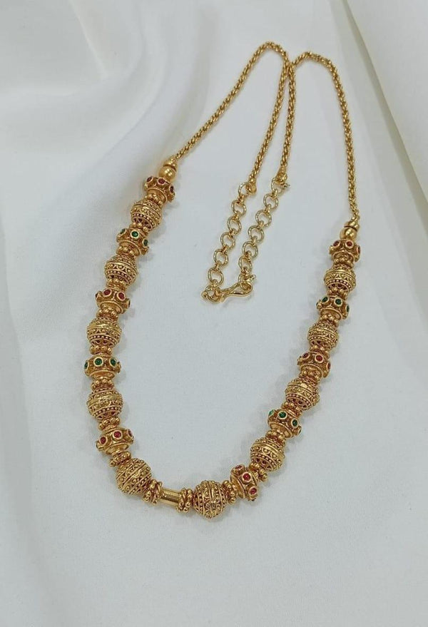 Jadau Ball Mala with Stones