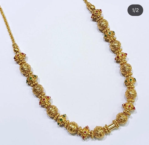 Jadau Ball Mala with Stones