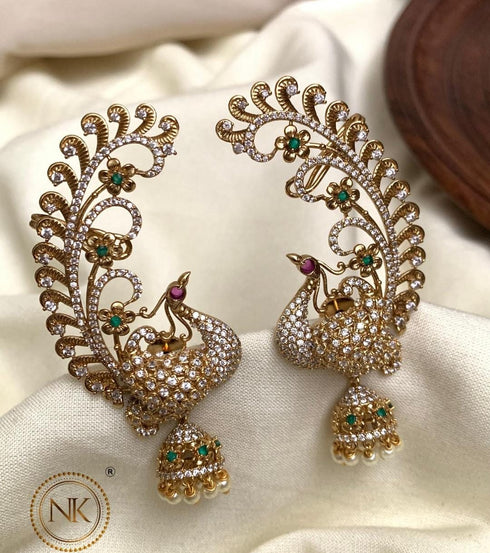 "Raqs-E-Moor" Earwrap Earrings