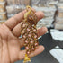 Hand Painted Peacock Designer Earrings