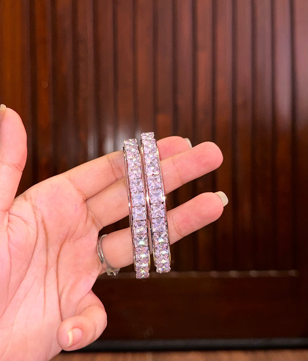 SPARKLING SILVER KARA SET